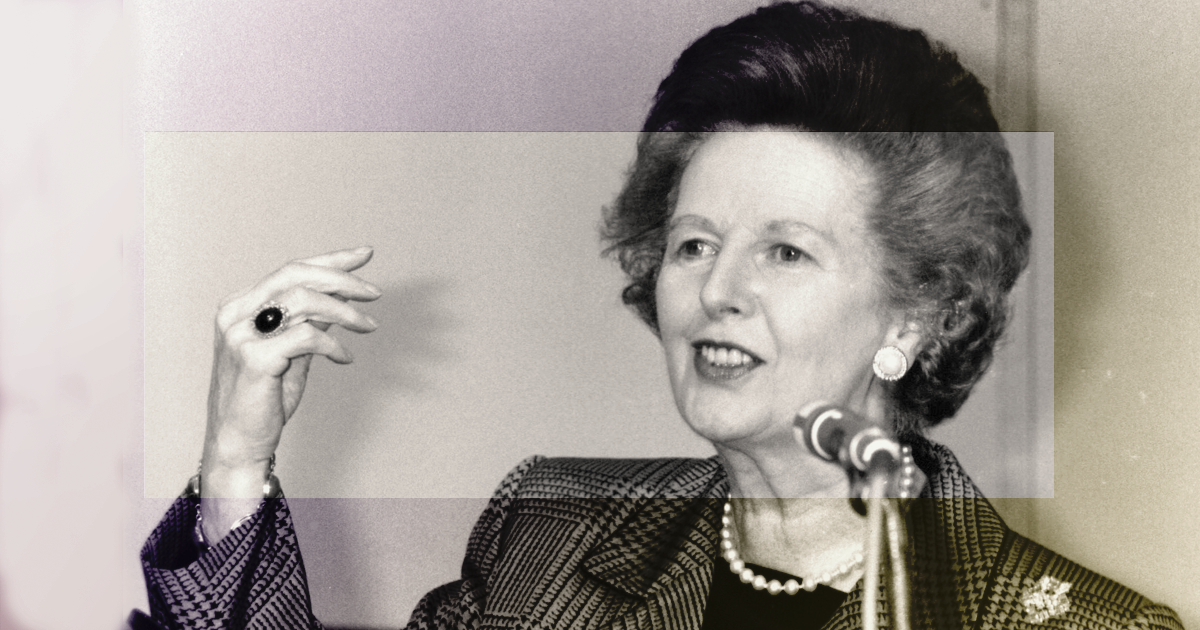 photo - "The Iron Lady" Margaret Thatcher